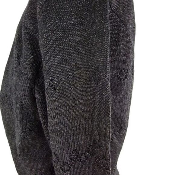 Alfred Dunner Black Layered Sweater Size Medium - Picture 5 of 7